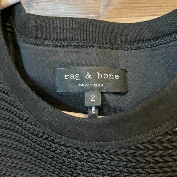 Rag & Bone Crew Neck Shift Mini Dress - Size XS (US 2) - Picture 8 of 10